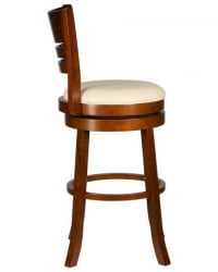 Вращающийся полубарный стул DOBRIN WILLIAM COUNTER (шоколад, кремовый) 2 шт