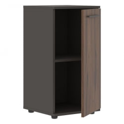 Шкаф колонка с глухой малой дверью EDIS ELCS 42.1 Дуб Денвер темный Мокко Мокко
