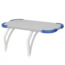 Полка навесная с проставкой Polka_bz 3/550 Белая Синяя