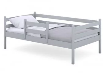 Детская кровать для мальчика RooRoom VK-11с Серая