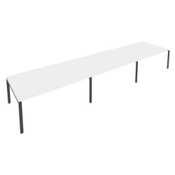 Переговорный стол (3 столешницы) Метал Сйстем Б.ПРГ-3.5 Белый/Антрацит / Metal System