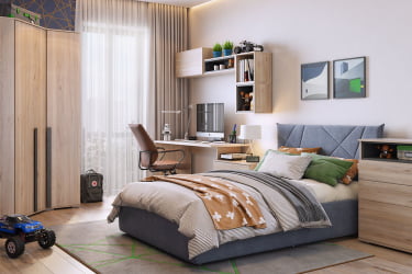 Полка в гостиную 47 UL.47-M графит