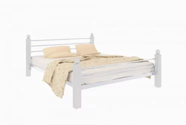 Кровать 140 на 190 Милана Lux plus 1400х1900 Белая