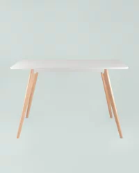 Большой обеденный стол FRANK Белый