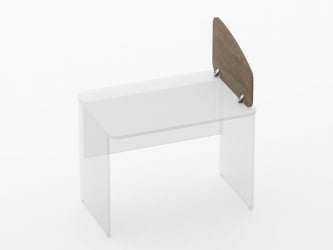 Экран разделительный Glassy 5.12.06 Дуб Верцаска