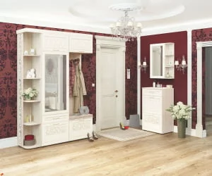 Зеркало с полками (лев/прав) Тиффани 47.17 Сосна Астрид Мелинга