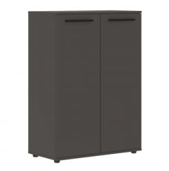 Шкаф с глухими средними дверьми EDIS EMCS 85.1 Мокко Черный Мокко