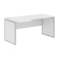 Стол письменный левый КСТЕН-КП КСКПCЕТ 169 Л Белый Серый / XTEN-QP XQPCET L