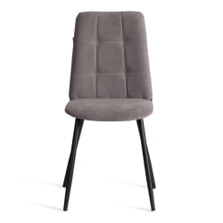 Металлический стул Asti TREND, велюр, серый/черный, 29, 47х54х86 см