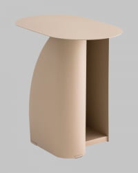 Журнальный столик Yvaine металл бежевый