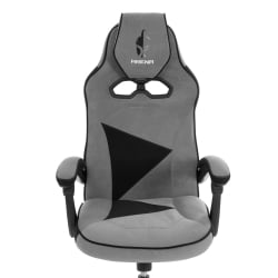 Кресло Арена металБЛ велюр, серый/черный, 29/35 / Arena metalBL