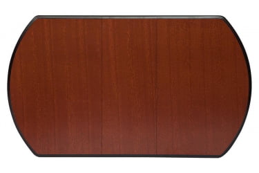 Раздвижной овальный стол Modena (MD-T4EX) дерево гевея/мдф, 100+29х75х75 см, MAF Brown