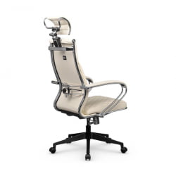 Кресло руководителя Metta L 2c 44C/K116 Infinity Easy Clean (MPES) Комплект 6 Молочное