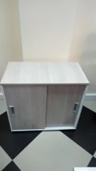 Тумба-купе Deka 9.02.08 Дуб Сантана светлый/Белый