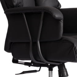 Кресло руководителя BROOKLYN кожзам, черный