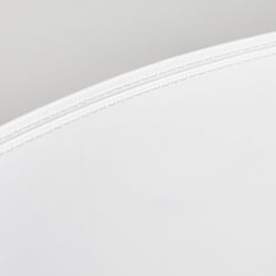 Стул GENIUS (mod 75) металл/пластик, 46x56x84cм, белый/черные ножки