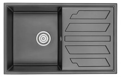 Кухонная мойка ГРАНУЛА 8002 Шварц / GRANULA