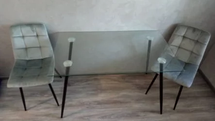 Стол UDT 5003 Прозрачное стекло