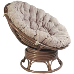 Кресло Папасан вращающийся 23/01B орех матовый