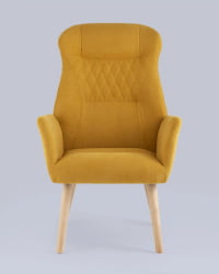 Кресло Парлор Желтый