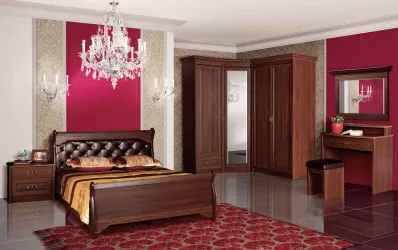 Кровать двойная 1600 с низкой спинкой Флоренция 678  Дуб оксофрд