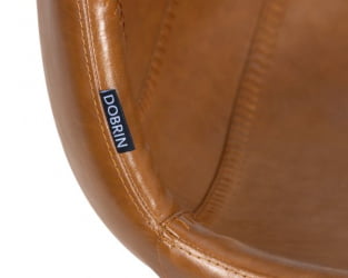 Стул барный ДОБРИН РОМЕ (коричневый винтажный ПУ (МС09)) 2 шт / DOBRIN ROME PU (MS09))