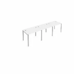 Рабочая станция на 3 раб.места Metal System Б.СМ-3.1 Белый/Серый