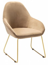 Стул Кент Диаг беиге/Линк золото / Kent Diag beige/Линк