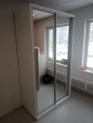 Шкаф-купе двухдверный Экспресс Хит Экспенс Белый снег