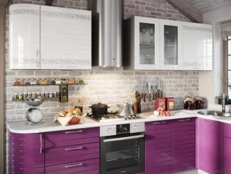 Тумба кухонная угловая 1000 Анастасия ЛД 021.062.000 Ежевика