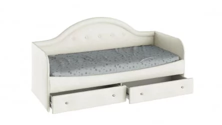 Детская кровать с бортиком Адель тип 1 Крем