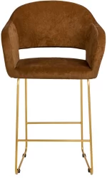 Стул барный Oscar (Б) Браун/ЛинкЗолот