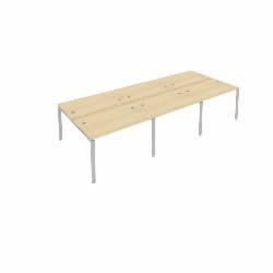 Рабочая станция на 6 раб.места Metal System Б.СМ-6.2 Акация/Серый