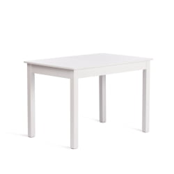 Стол MOSS раздвижной бук, мдф, 110+30 x 68 x 75 см, white (белый)