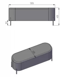 Пуф большой Gawaii (ПБ) Зеленый