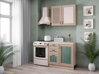 Кухонный гарнитур 1500 Кантри №04 Сономе эйч светлая