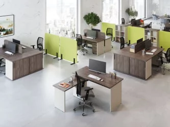 Экран на один стол New Line NLN36381203 Дуб шамони темный