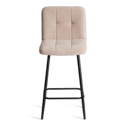 Барный стул Medeo/Медео велюр, бежевый, 7, 42х56х102 см