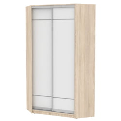 Шкаф-купе Белла(H10)2200х1153х1153(ДСС-Белый-D7D7)