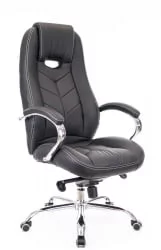 Кресло руководителя Drift M кожа Черный