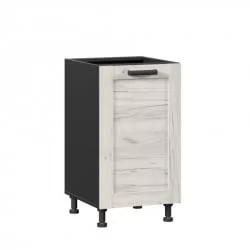 Тумба кухонная 450 Винченца ЛД 234.030.000.050 Черный Дуб Крафт белый