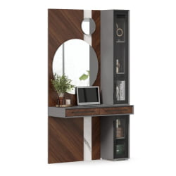 Секция комбинированная Вилена ЛД 138.110.000 Оникс Серый/Орех/Монте белый