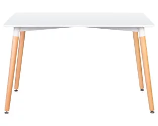 Большой обеденный стол DOBRIN SERRA WIDE Белый