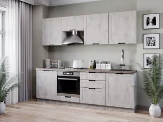 Шкаф кухонный 800 Джамис ЛД 296.360.000.022 Белый Белый камень