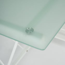 Стеклянный компьютерный стол GD-01 white (белый)