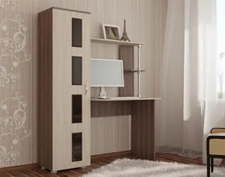 Стол компьютерный Юниор 1 Ясень шимо