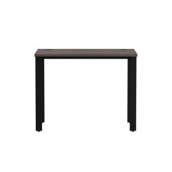 Стол прямой на металлокаркасе, опоры 90 гр Еверпроф ЕВО 254С005 Дуб Пасадена Черный / Everprof EVO 254S005