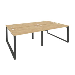 Рабочая станция на О-образном м/к ONIX O.MO-D.RS-4.2.7 Тиквуд Светлый/Антрацит