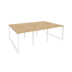 Рабочая станция на О-образном м/к ONIX O.MO-D.RS-6.0.8 Тиквуд Светлый/Белый