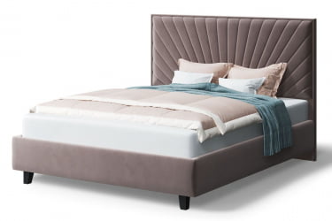 Кровать Леона, 2000x1600мм, кофе